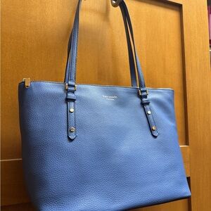 kate spade polly small deep cornflower Leather Tote Bag